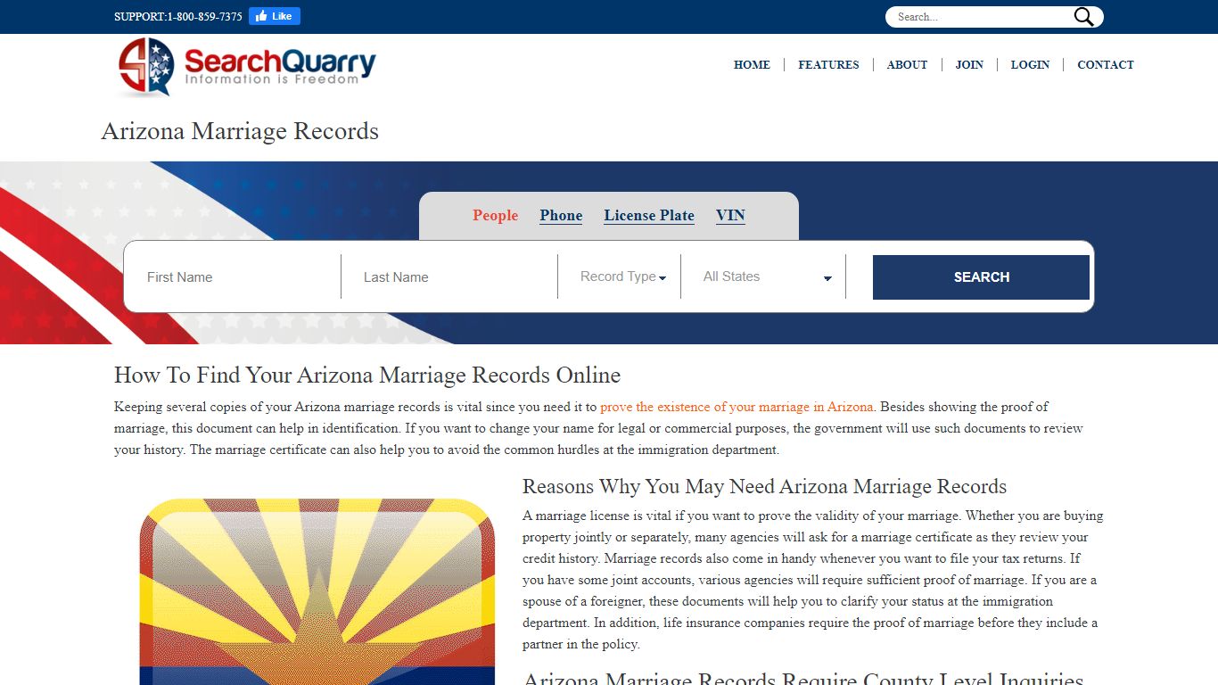 Free Arizona Marriage Records | Enter a Name & View ...